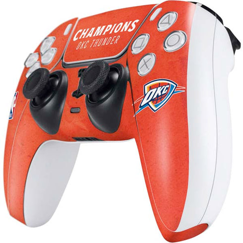 2025 NBA Champions Oklahoma City Thunder PS5 Controller Skin